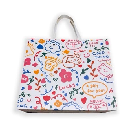 Colorful Printed High-end Gift Paper Bag