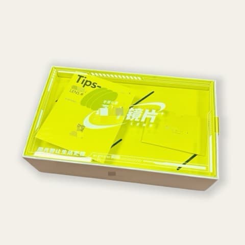 Transparent Fluorescent High-End Glasses Hard Paper Box