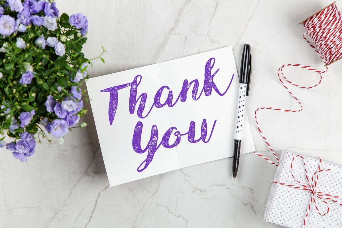 Thank You Greeting Card