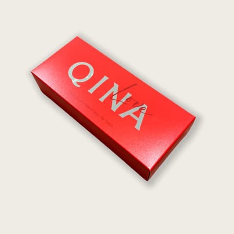 Silver cardstock color-printed packaging box